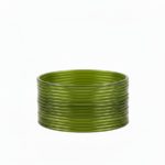 olive green plain Glass bangles
