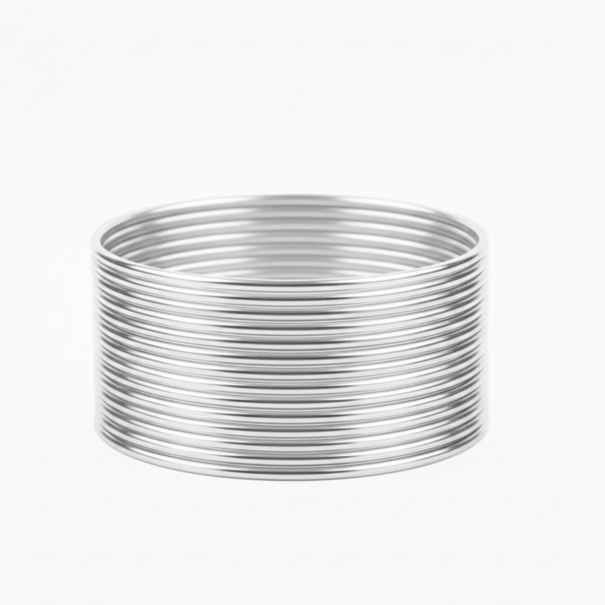 silver plain glass bangles Silver plain Glass bangles