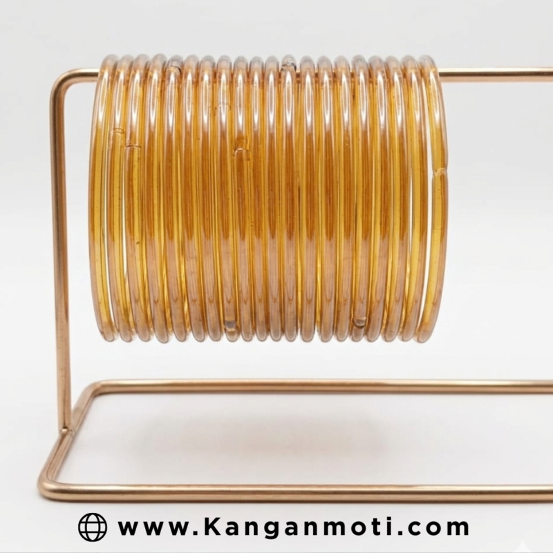 Golden Ochre Translucent Bangles