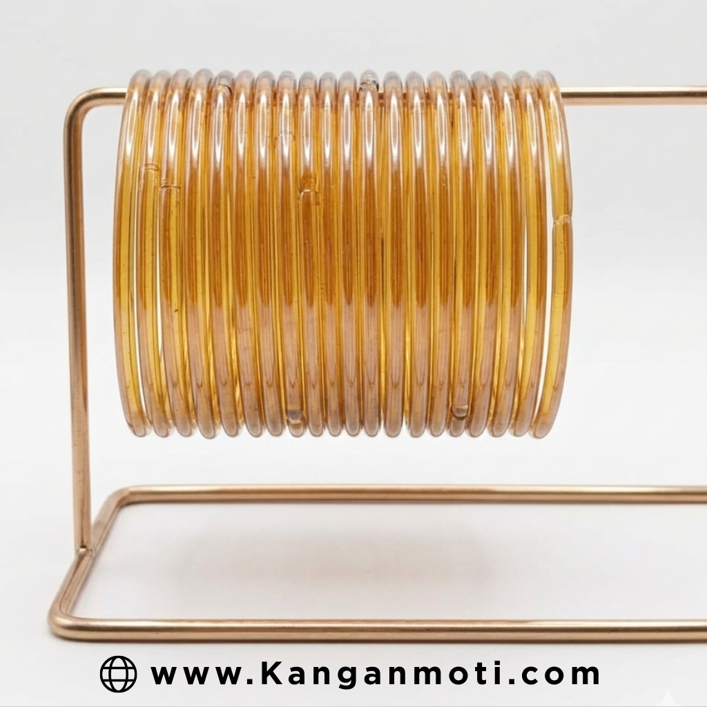 Golden Ochre Translucent Bangles Golden Ochre Translucent Bangles