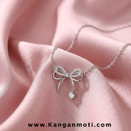 The Sparkling Bow Pendant