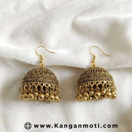 Traditional Royal Temple Bell Earrings jhumkay