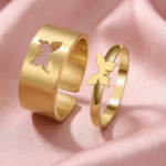 Butterfly Couple Rings