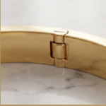 Golden Stone Bangle Bracelet for Girls | Trendy Women’s Fashion Jewellery
