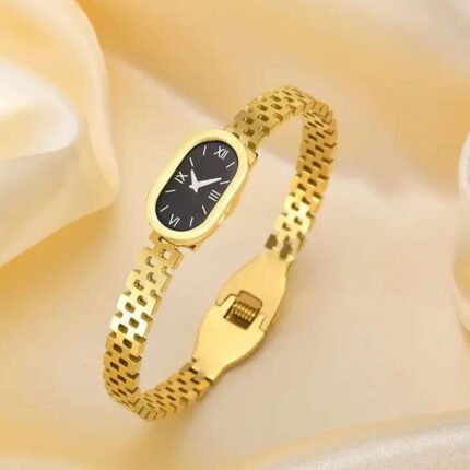 Clover Zircon Handcuff Bracelet for Women in Pakistan