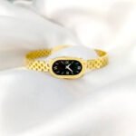 Clover Zircon Handcuff Bracelet for Women in Pakistan - Image 2