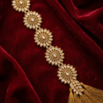Golden Bridal Hair Paranda