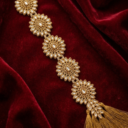 Golden Bridal Hair Paranda