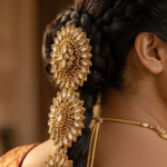Golden Bridal Hair Paranda (4)
