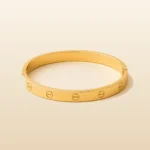 two colour kara bangle pakistan screw detail gold plated bangle
