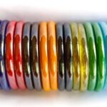 12 and 24 Piece Colourful Marble Glass Bangles Set for Women in Pakistan