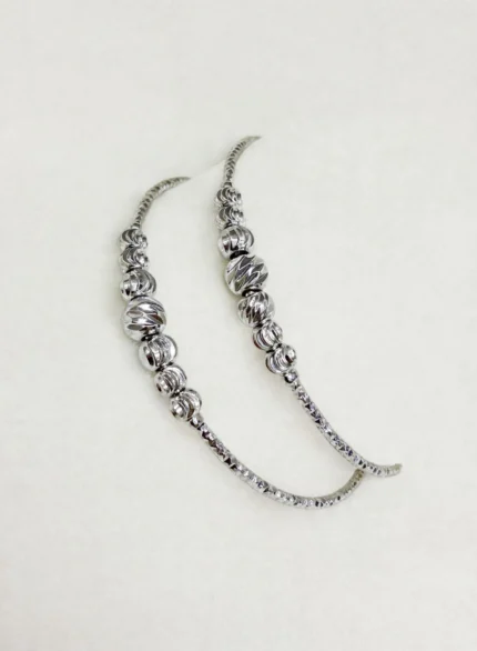 Stylish Adjustable Bracelet Pair – Golden Beaded Fashion Bracelets