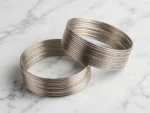 High Quality Metal Steel Bangles Set for Women – Pack of 12 - Image 3