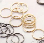 12 Pcs Tiny Nose Hoop Rings Set – Golden & Silver Punk Style for Girls - Image 3