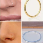 20 pcs golden silver 8mm nose rings set