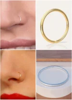 20 pcs golden silver 8mm nose rings set