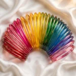 Colorful Rainbow Kashmiri Bangles Set for Girls & Women