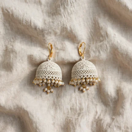 Matte Finish Jhumki Earrings for Girls & Women – Casual & Party Wear