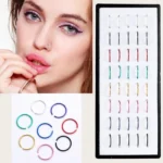 20 pcs multi color nose ring set