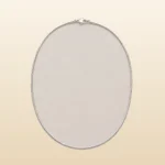 silver flat chain necklace for girls silver plated chain necklace in Pakistan