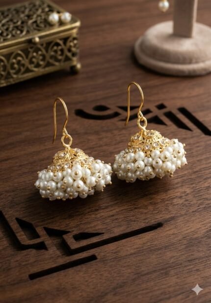 Traditional jhumki earrings for girls long lasting polish jhumka